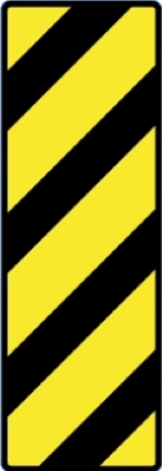 hazard right sign